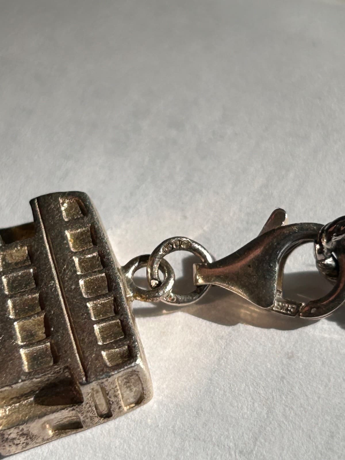 Vintage 925 Sterling Silver Juicy Couture 8 Charms Bracelet England Queen - Thumbnail 16