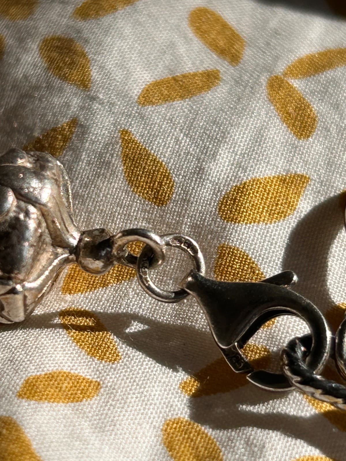 Vintage 925 Sterling Silver Juicy Couture 8 Charms Bracelet England Queen - Thumbnail 3