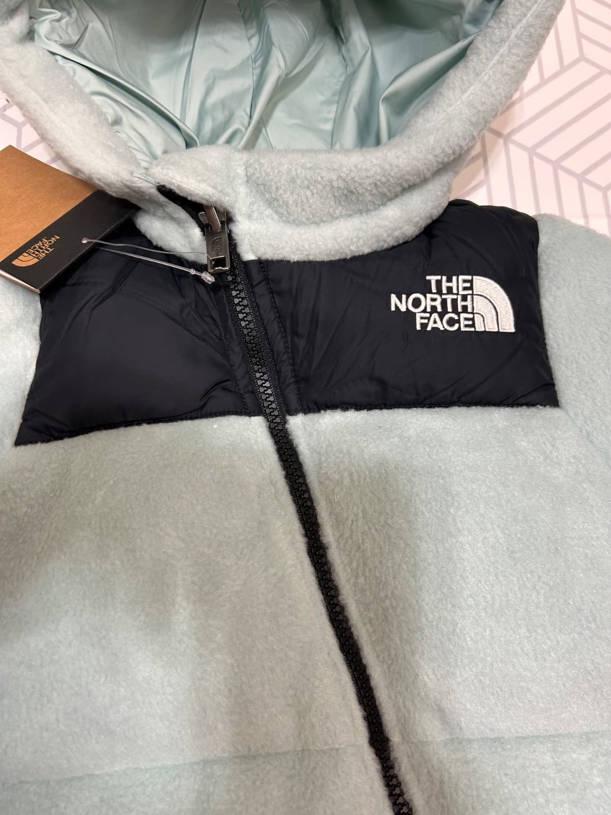 NWT $175 The North Face Baby 18 24 Mo Retro Nuptse One-piece 700 Down Snow Suit - Thumbnail 15