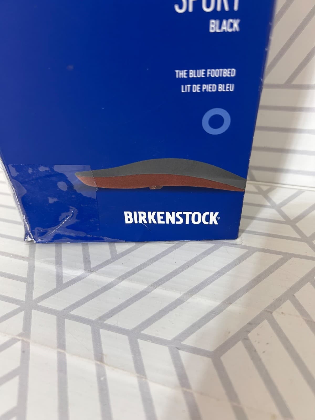 Birkenstock L 9 M 7 Black Sport The Blue Footbed Insole Orthotic Arch Support 4 - Thumbnail 9