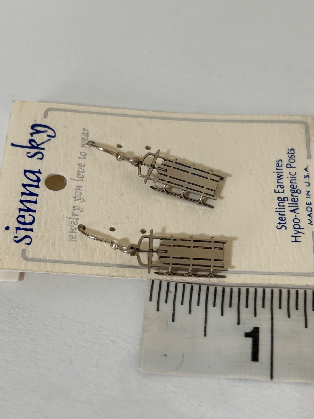 Sienna Sky Bird Cage Antiqued Dangle Earrings Hypoallergenic Sterling Silver USA - Thumbnail 4