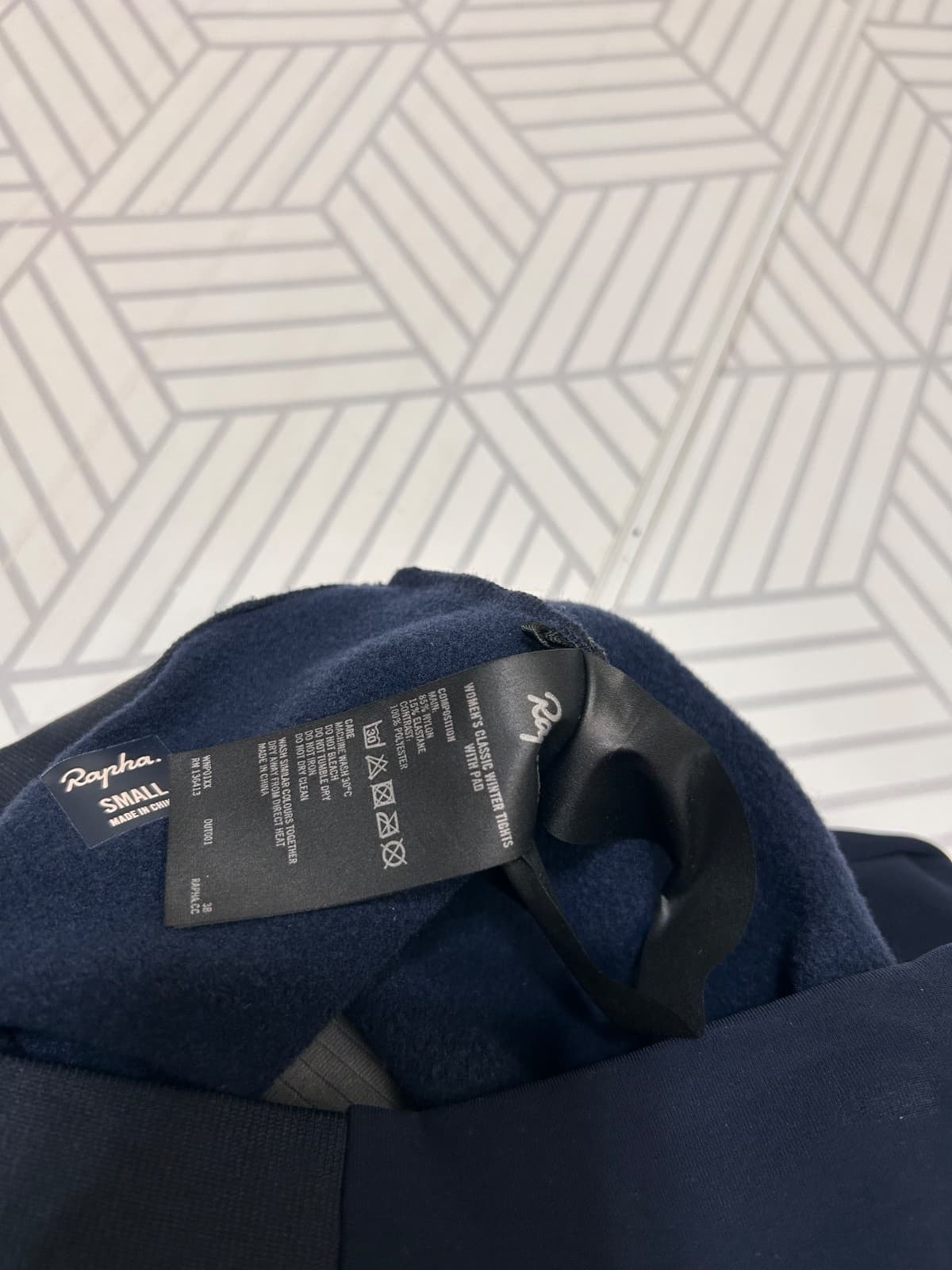 $325 Rapha Women's size S Bike Cycling Tights Cold Weather Fleece Lined w/ Pad d - Thumbnail 9