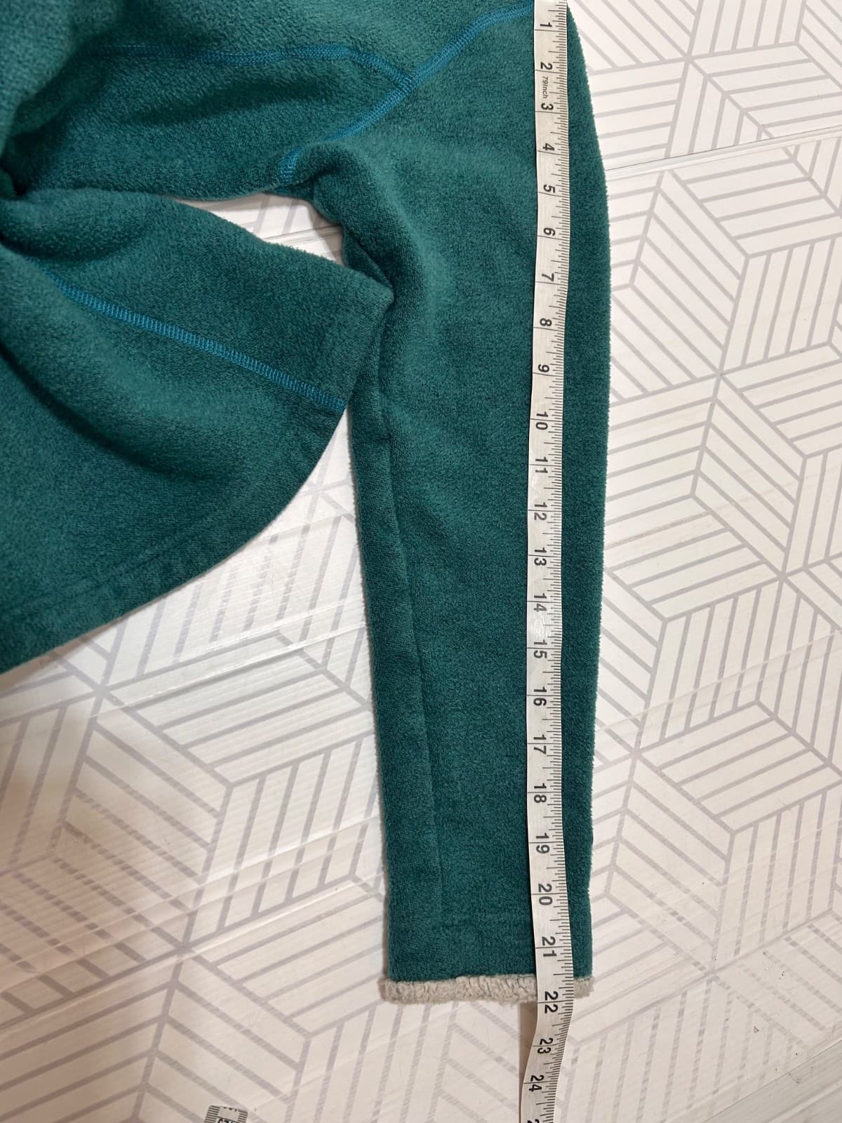 Kuhl Jacket Alfpaca Fleece 1/2 Teal Jacket Women's S XS Pullover Sweater Soft v - Thumbnail 4