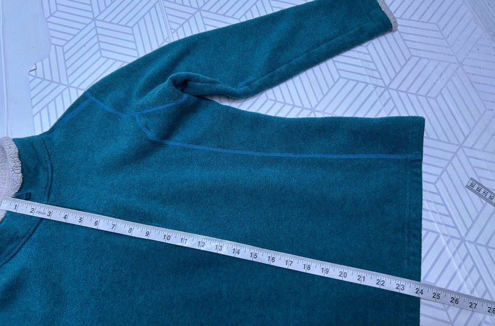 Kuhl Jacket Alfpaca Fleece 1/2 Teal Jacket Women's S XS Pullover Sweater Soft v - Thumbnail 6
