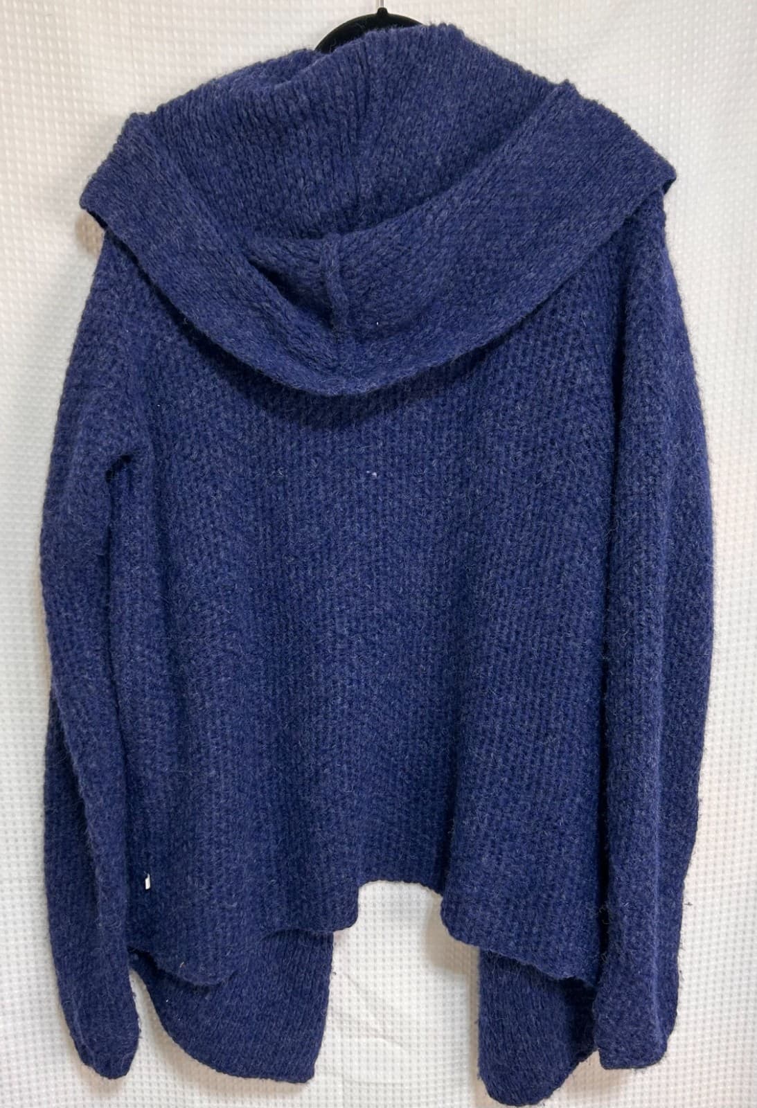 SALANIDA Women's size L/XL Alpaca Wool Blend Sweater Jacket Cardigan Handmade - Thumbnail 2