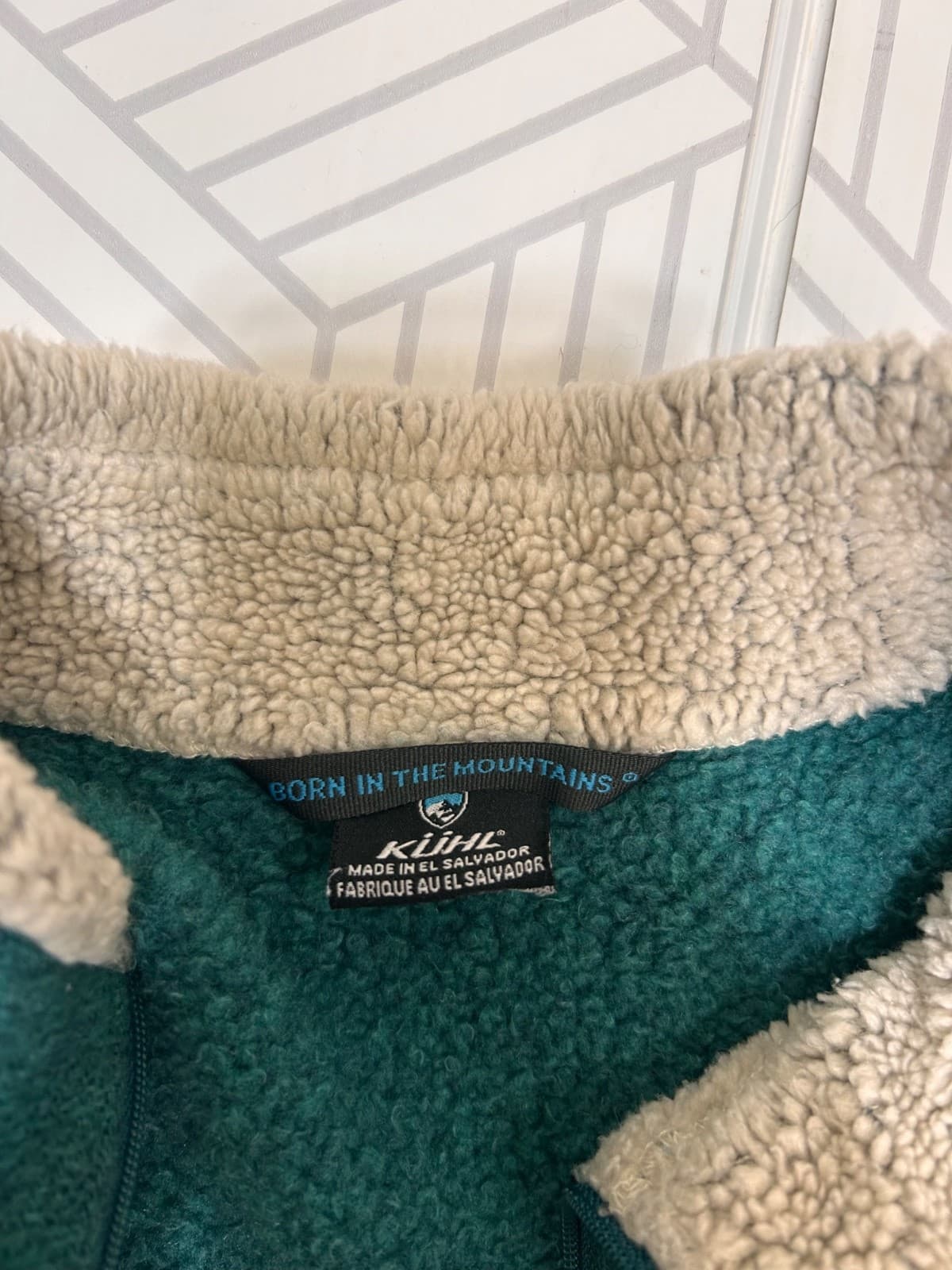 Kuhl Jacket Alfpaca Fleece 1/2 Teal Jacket Women's S XS Pullover Sweater Soft v - Thumbnail 3