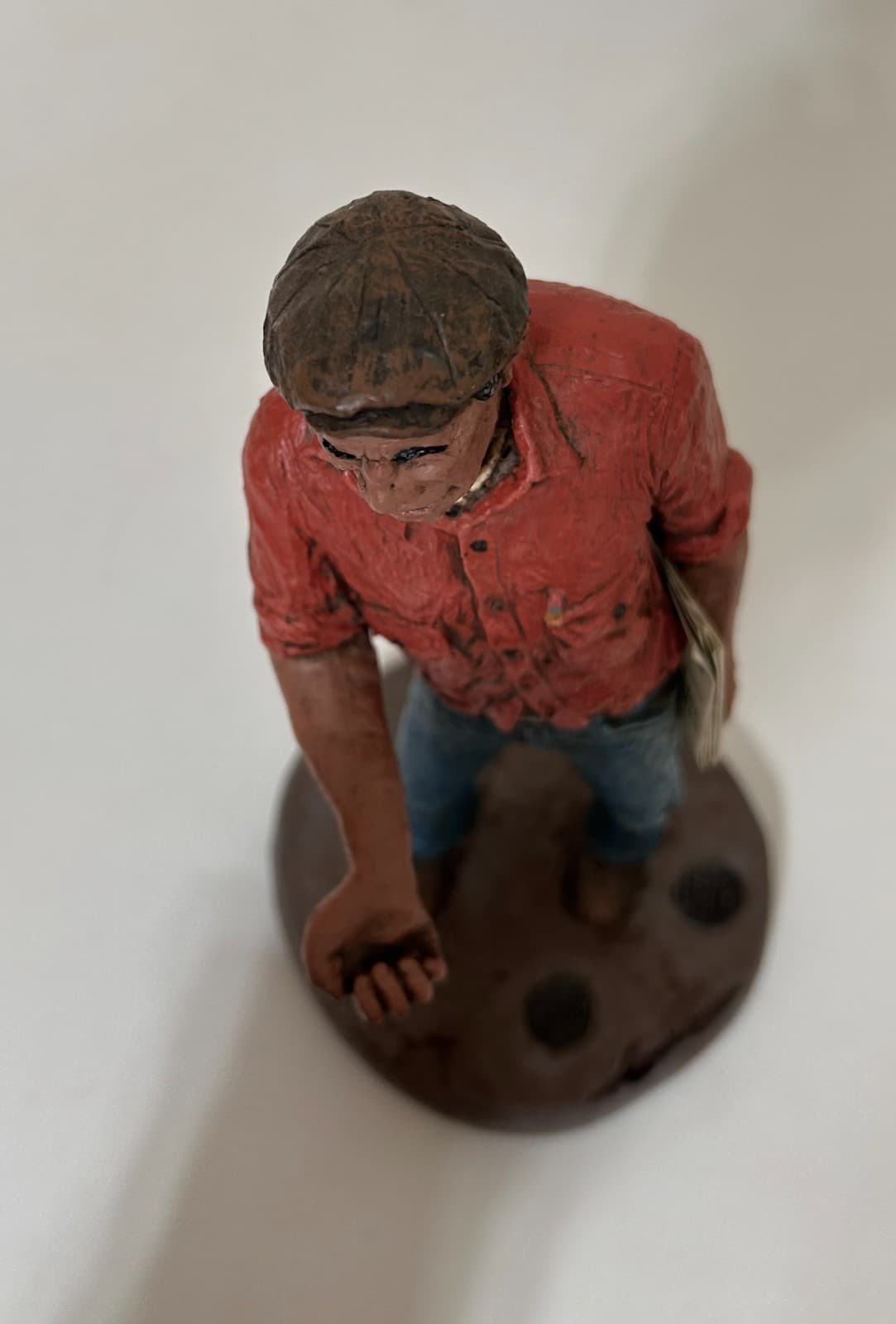 Rare vintage Michael Garman Signed Sculpture Newsman 1977 The Gazette Colorado - Thumbnail 11