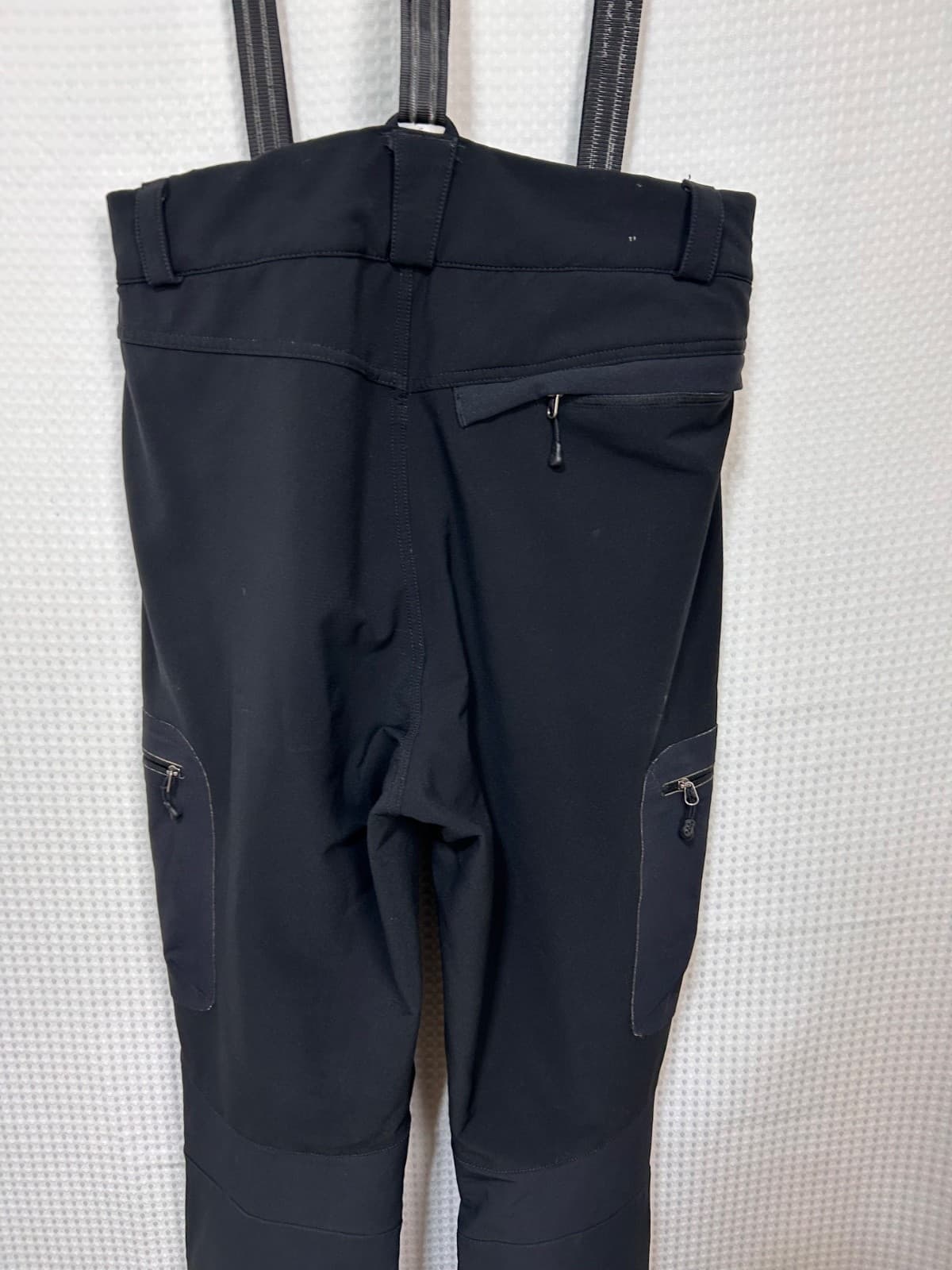 Vintage Patagonia Men’s size 32 Fleece Lined Black Ski Pant Suspenders Bib 84135 - Thumbnail 8