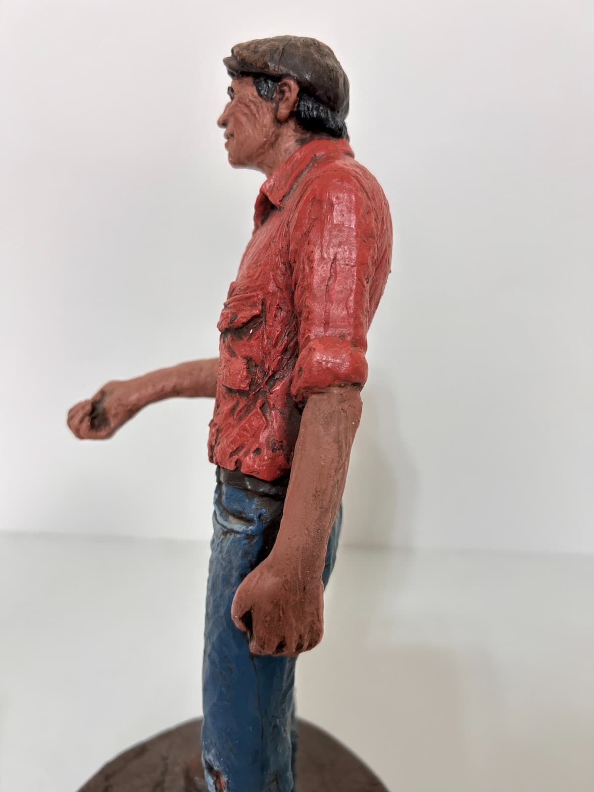 Rare vintage Michael Garman Signed Sculpture Newsman 1977 The Gazette Colorado - Thumbnail 18