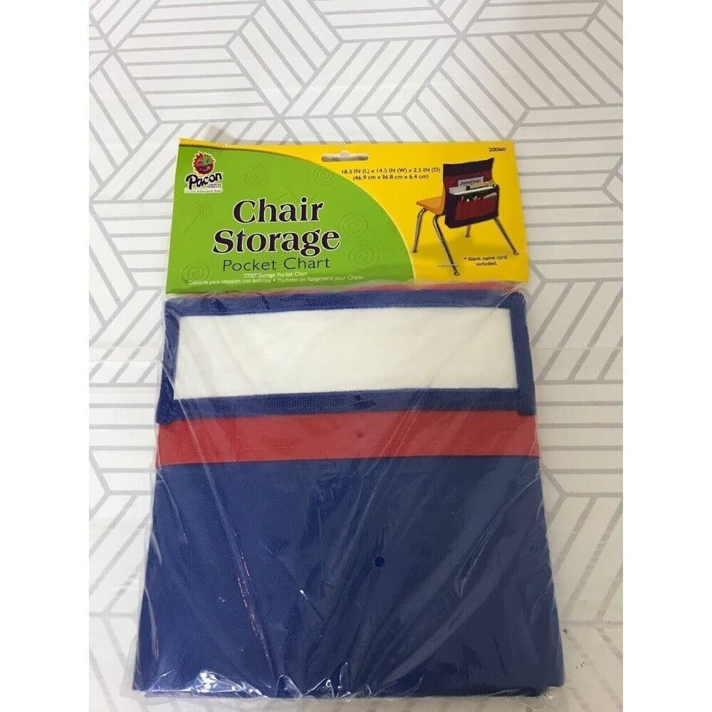 Pacon Homeschooling Chair Back Pocket School Chair Storage Pocket Organizer - Thumbnail 3