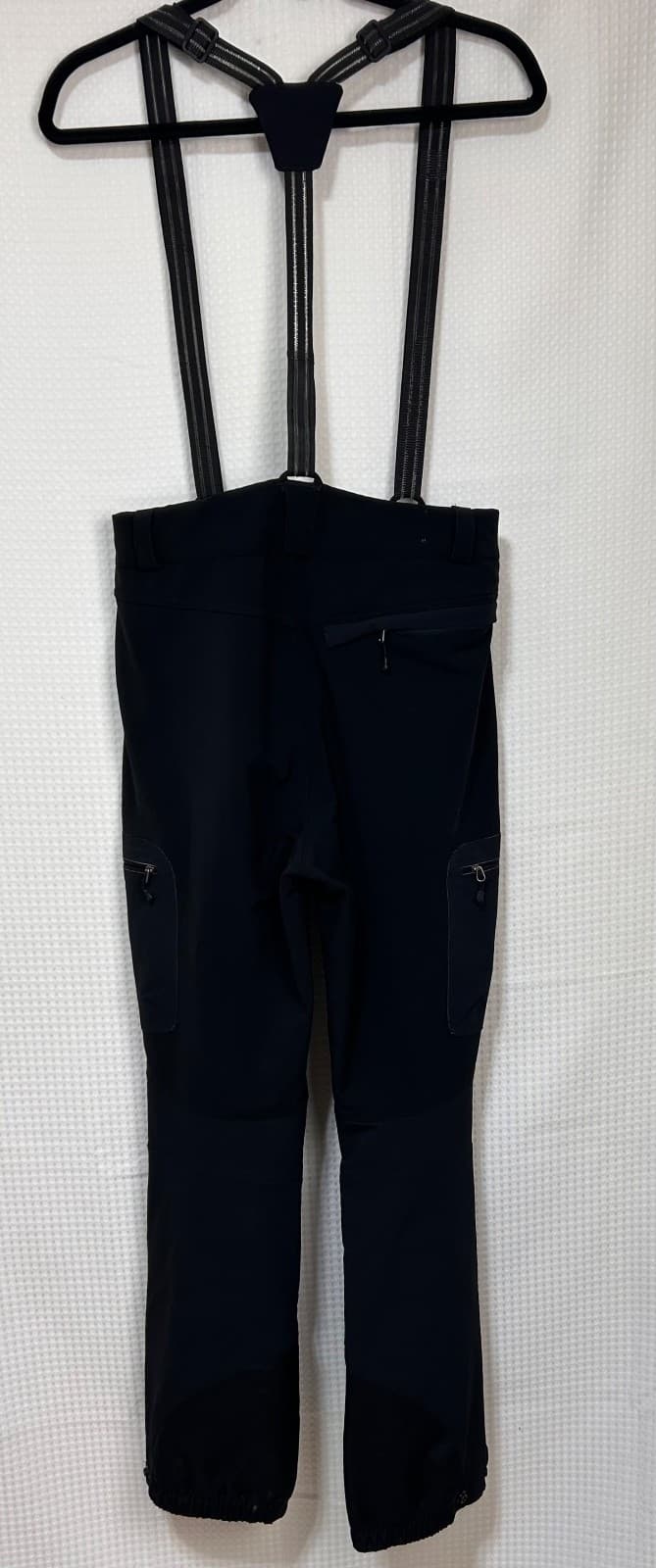 Vintage Patagonia Men’s size 32 Fleece Lined Black Ski Pant Suspenders Bib 84135 - Thumbnail 7