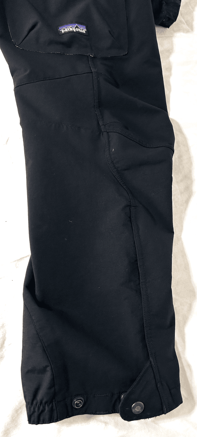 Vintage Patagonia Men’s size 32 Fleece Lined Black Ski Pant Suspenders Bib 84135 - Thumbnail 14