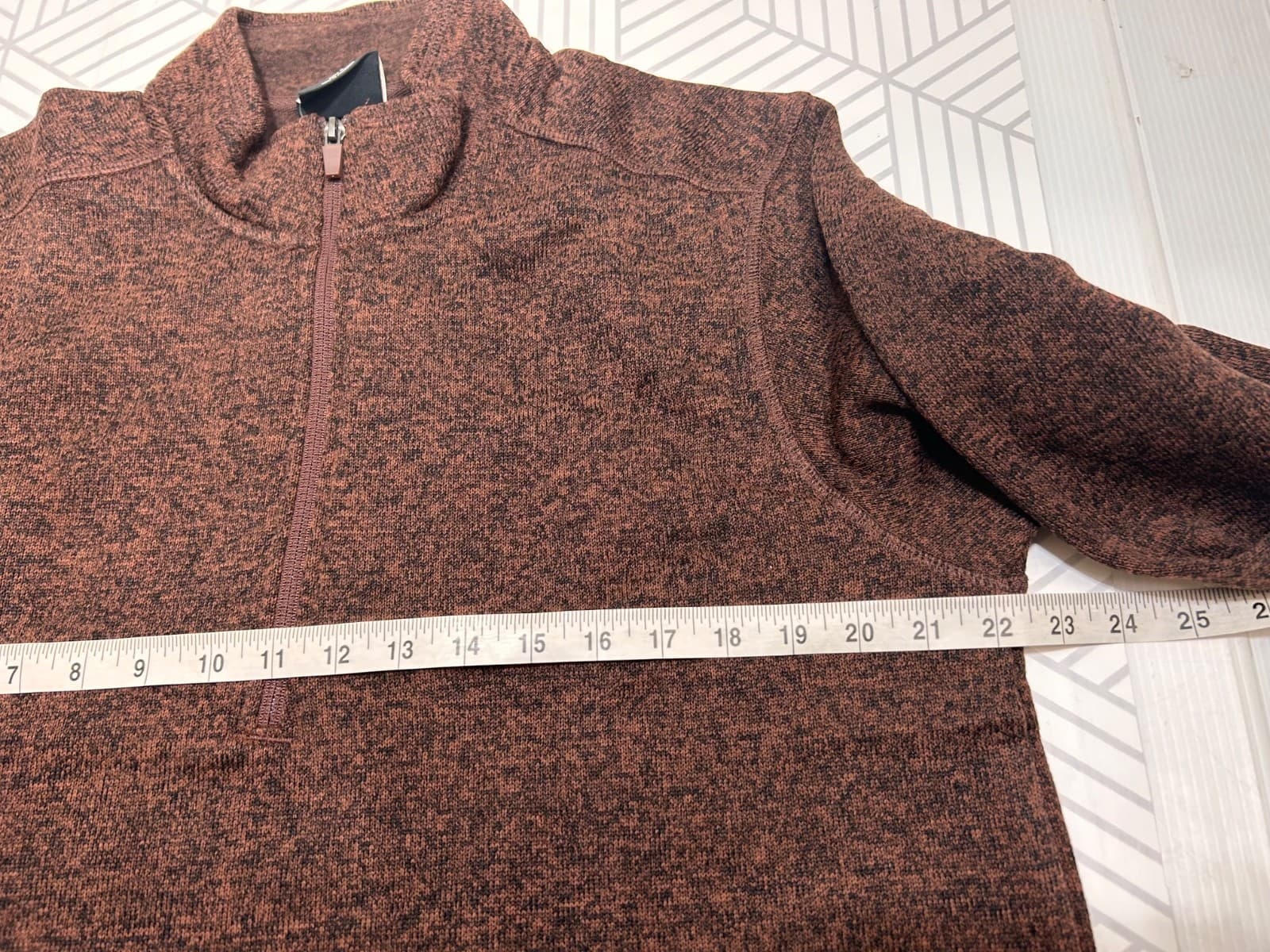 NWT Eddie Bauer Men size Large Radiator 1/4 Zip Fleece Pullover Jacket Sweater k - Thumbnail 5