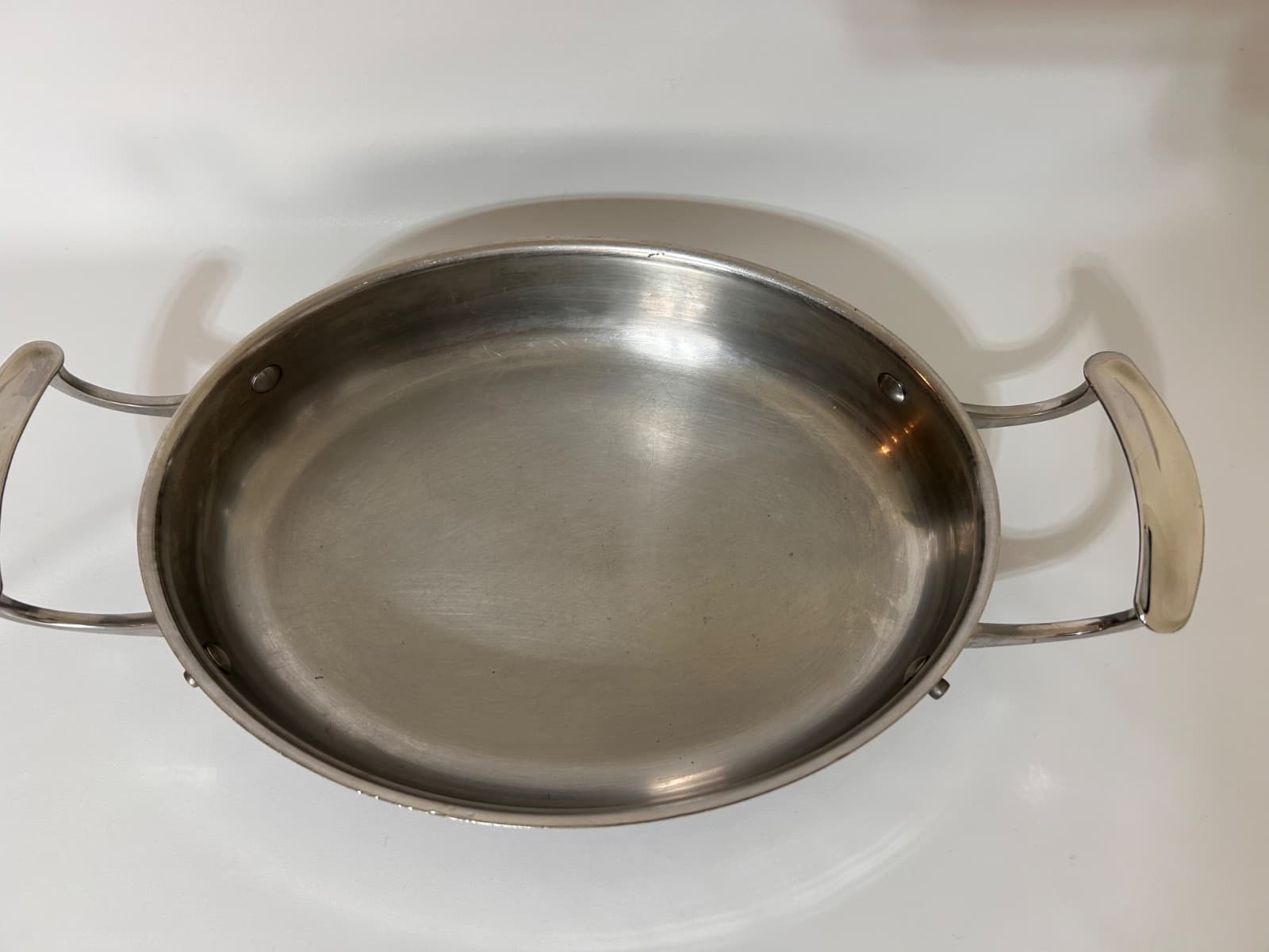 Commercial Vollrath Stainless Steel Oval Au Gratin Display Pan Miramar 49420 - Thumbnail 10