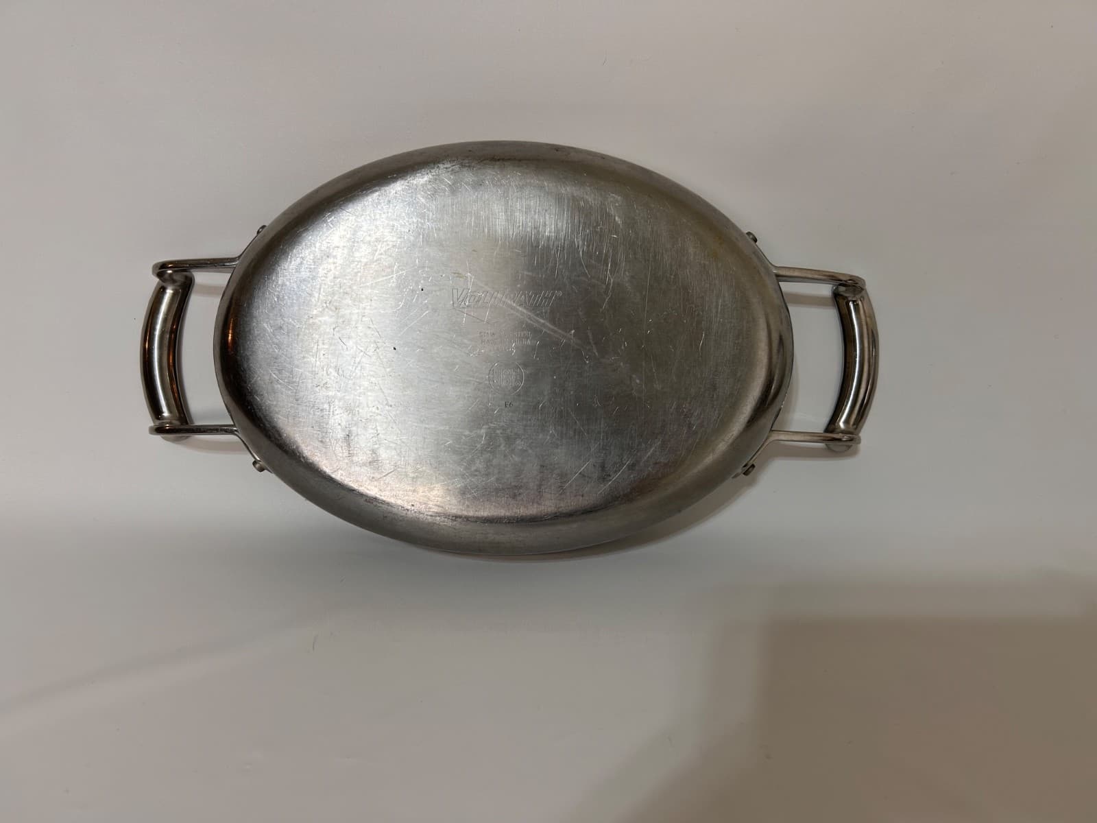 Commercial Vollrath Stainless Steel Oval Au Gratin Display Pan Miramar 49420 - Thumbnail 9