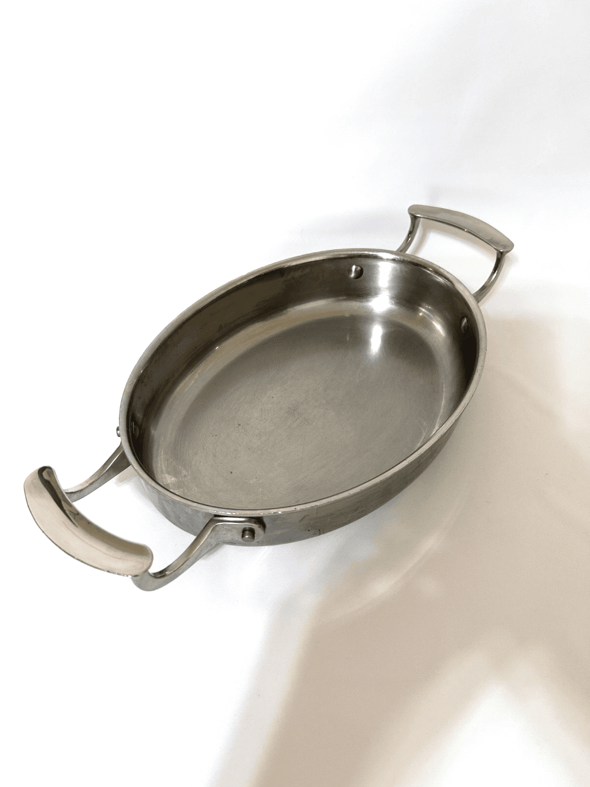 Commercial Vollrath Stainless Steel Oval Au Gratin Display Pan Miramar 49420 - Thumbnail 3