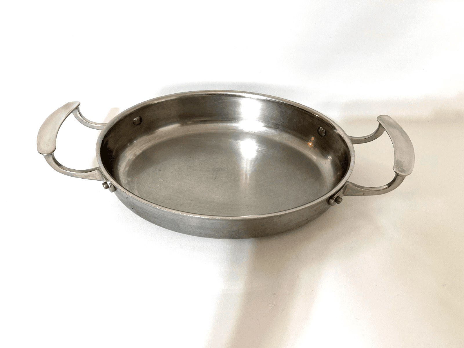 Commercial Vollrath Stainless Steel Oval Au Gratin Display Pan Miramar 49420 - Thumbnail 2