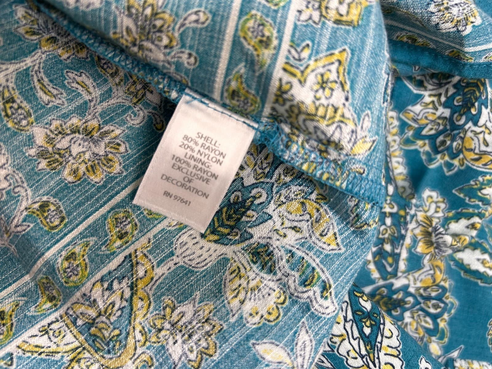 J. Jill Teal Paisley Tiered Maxi Dress Halter Size Medium Petite Summer Boho I - Thumbnail 4