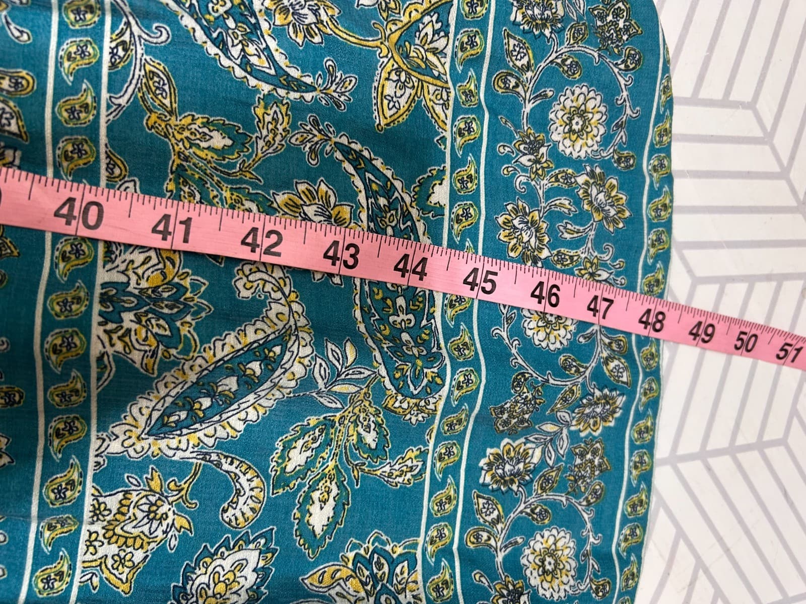 J. Jill Teal Paisley Tiered Maxi Dress Halter Size Medium Petite Summer Boho I - Thumbnail 6