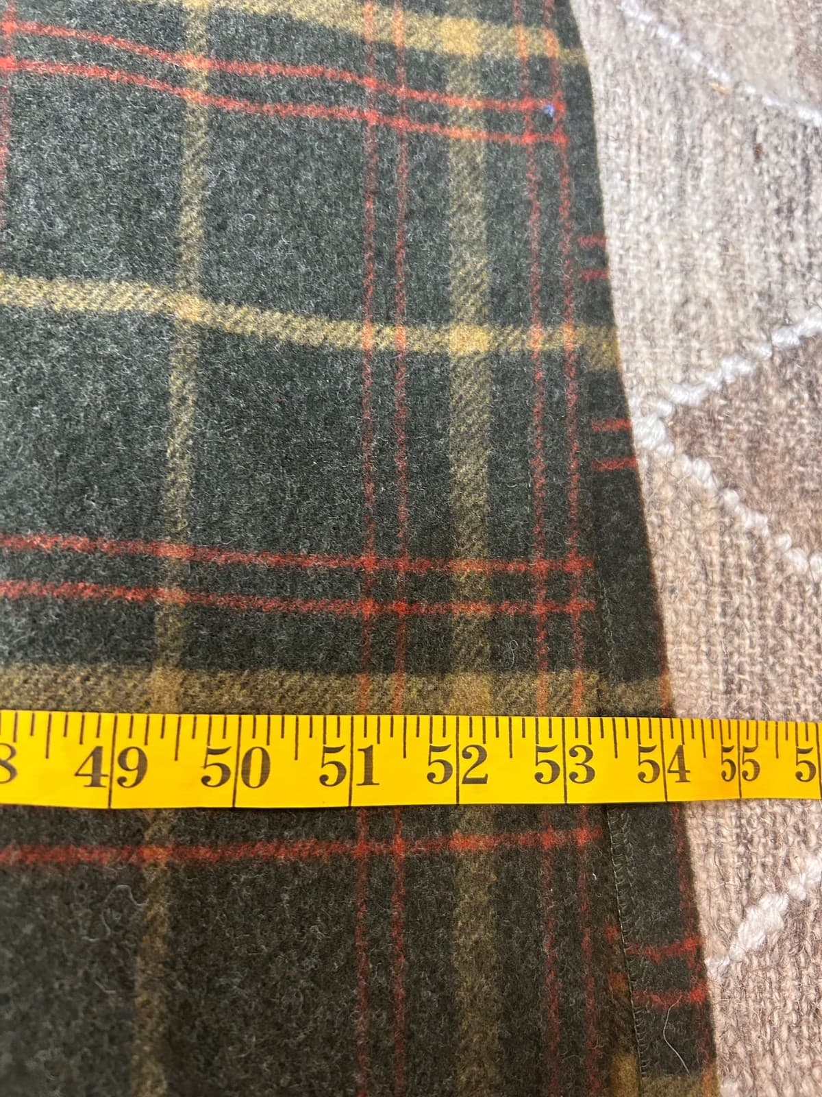 Vintage Orvis Jacket Womens M Tartan Wool Cape Poncho Pockets USA Celtic k - Thumbnail 7