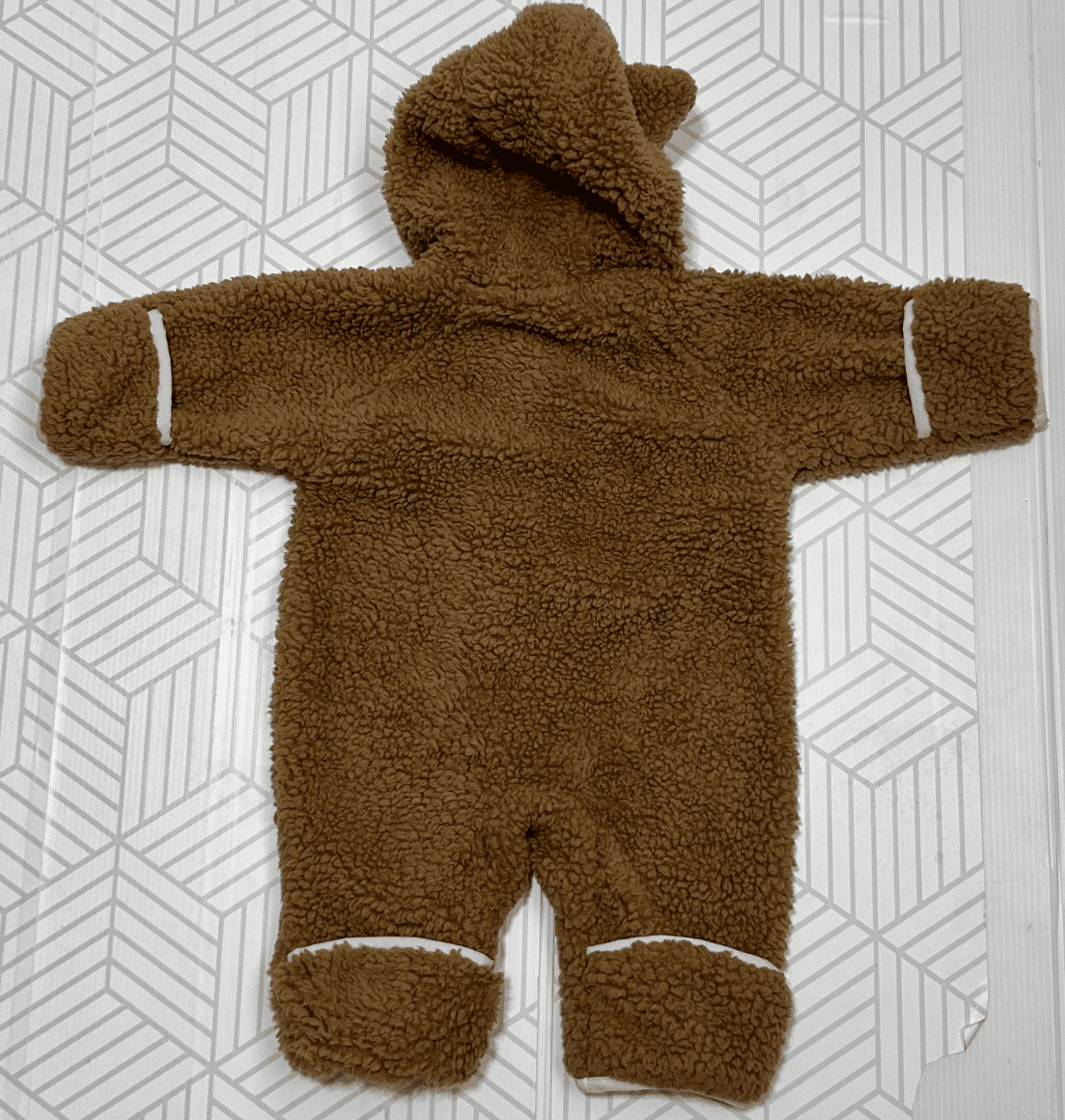 Columbia Fox Baby Sherpa Bunting Suit Size 0-3 Months Feet And Hands Warmer - Thumbnail 5
