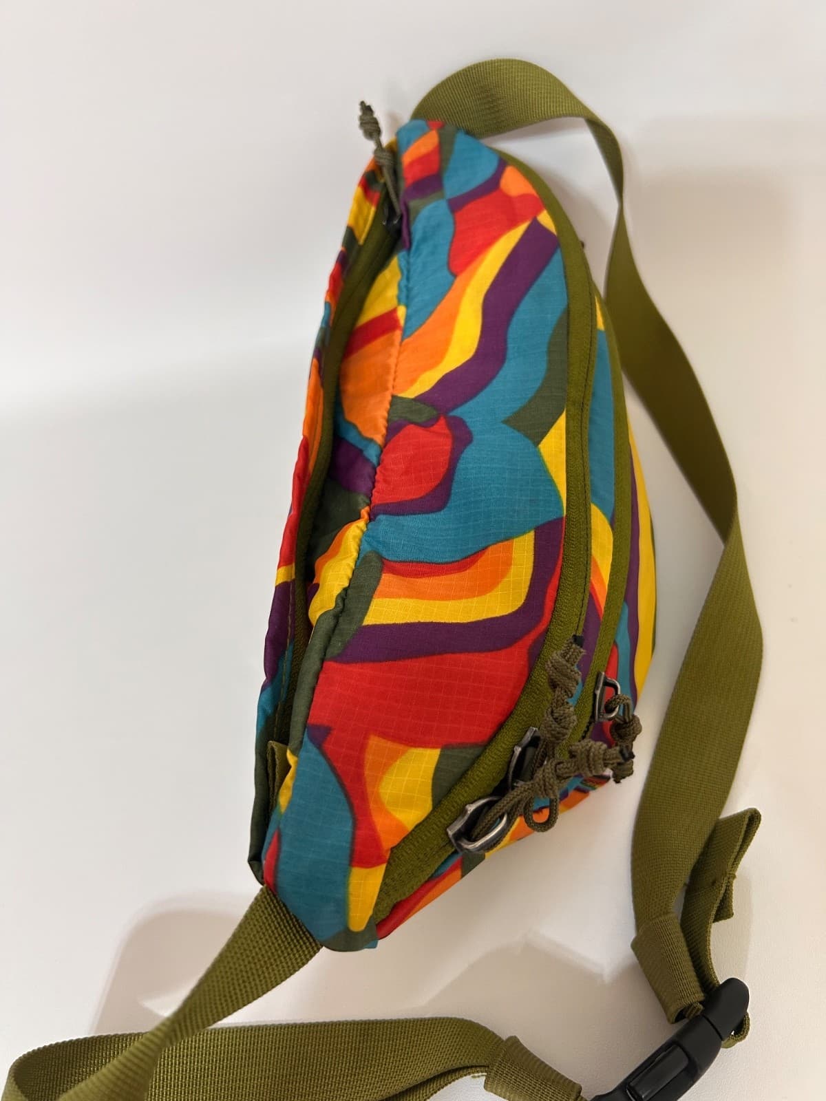 REI Travel Trail Waist Fanny Pack Multicolor Polyester Adjustable Abstract Print - Thumbnail 13