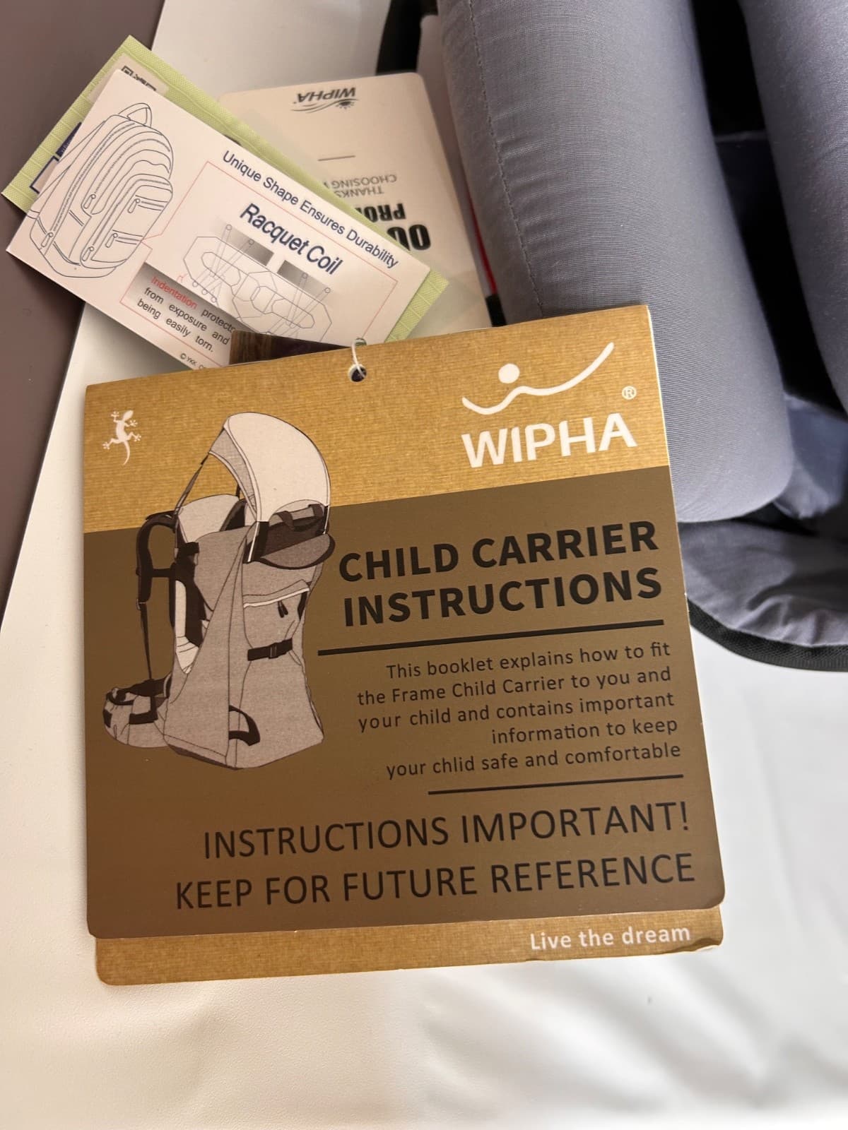 $189 WIPHA Baby Backpack Carrier Ergonomic Child Carrier HikingSun Canopy Folds - Thumbnail 12
