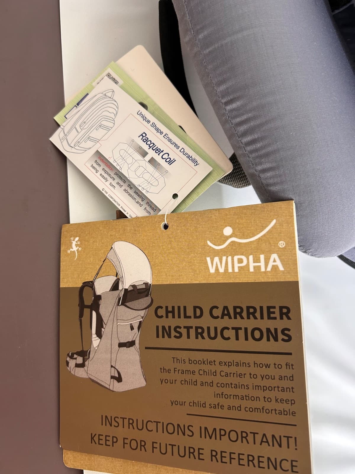 $189 WIPHA Baby Backpack Carrier Ergonomic Child Carrier HikingSun Canopy Folds - Thumbnail 11