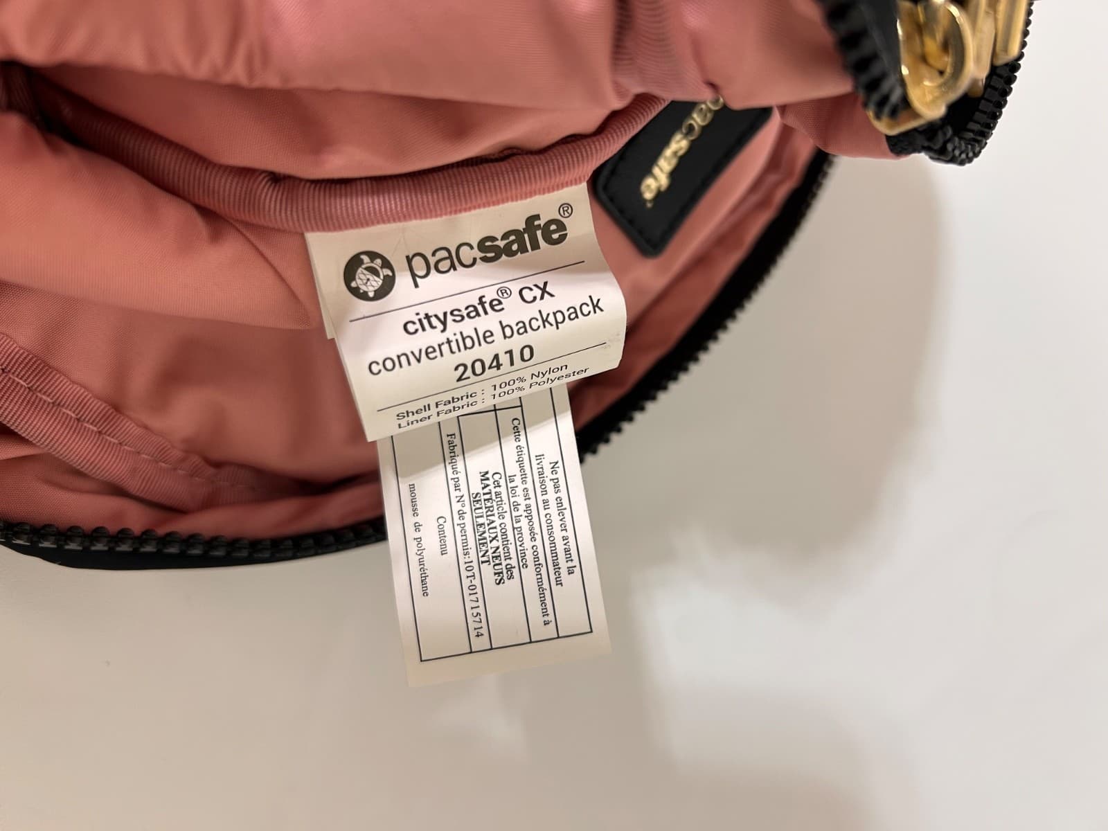 PACSAFE Citysafe CX Convertible Backpack Crossbody Bag Black Anti Theft - Thumbnail 15