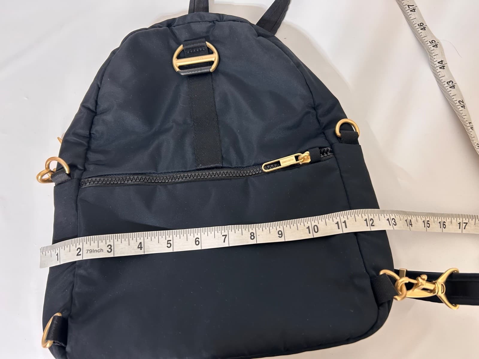 PACSAFE Citysafe CX Convertible Backpack Crossbody Bag Black Anti Theft - Thumbnail 9