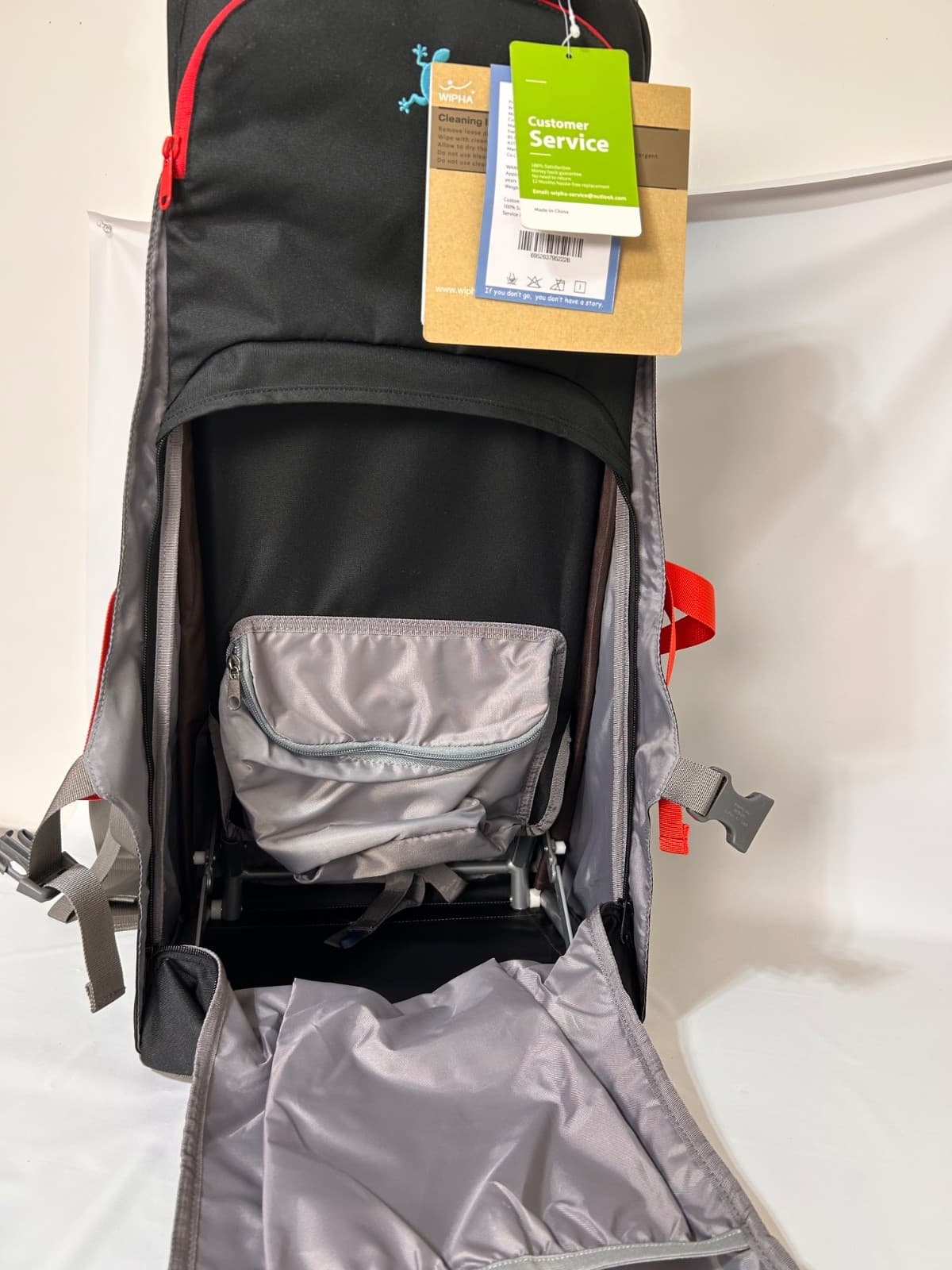 $189 WIPHA Baby Backpack Carrier Ergonomic Child Carrier HikingSun Canopy Folds - Thumbnail 6