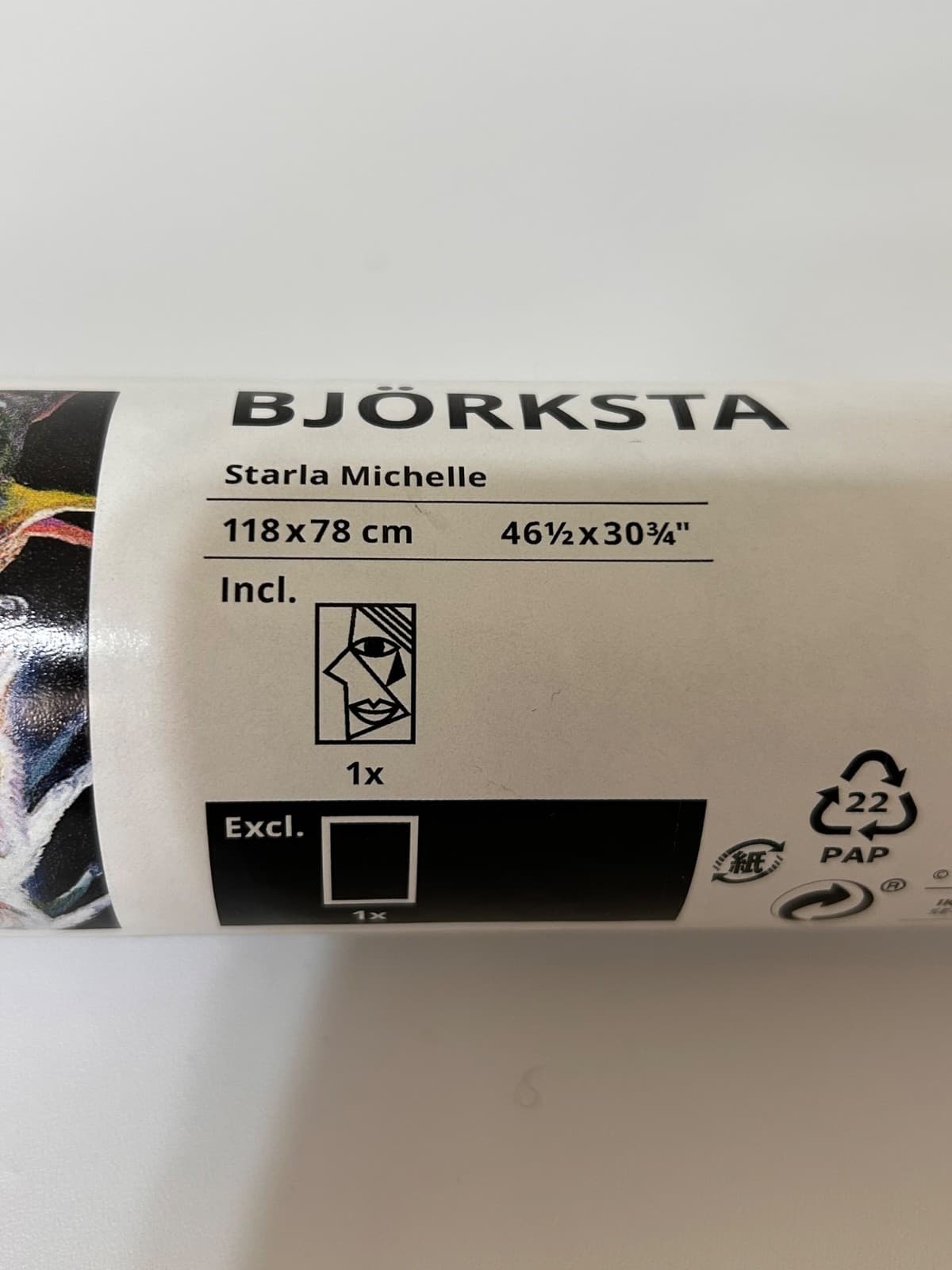 IKEA BJORKSTA Picture Deer Head to Head 46 ½" x 30 ¾" Canvas Only - Starla M. - Thumbnail 5