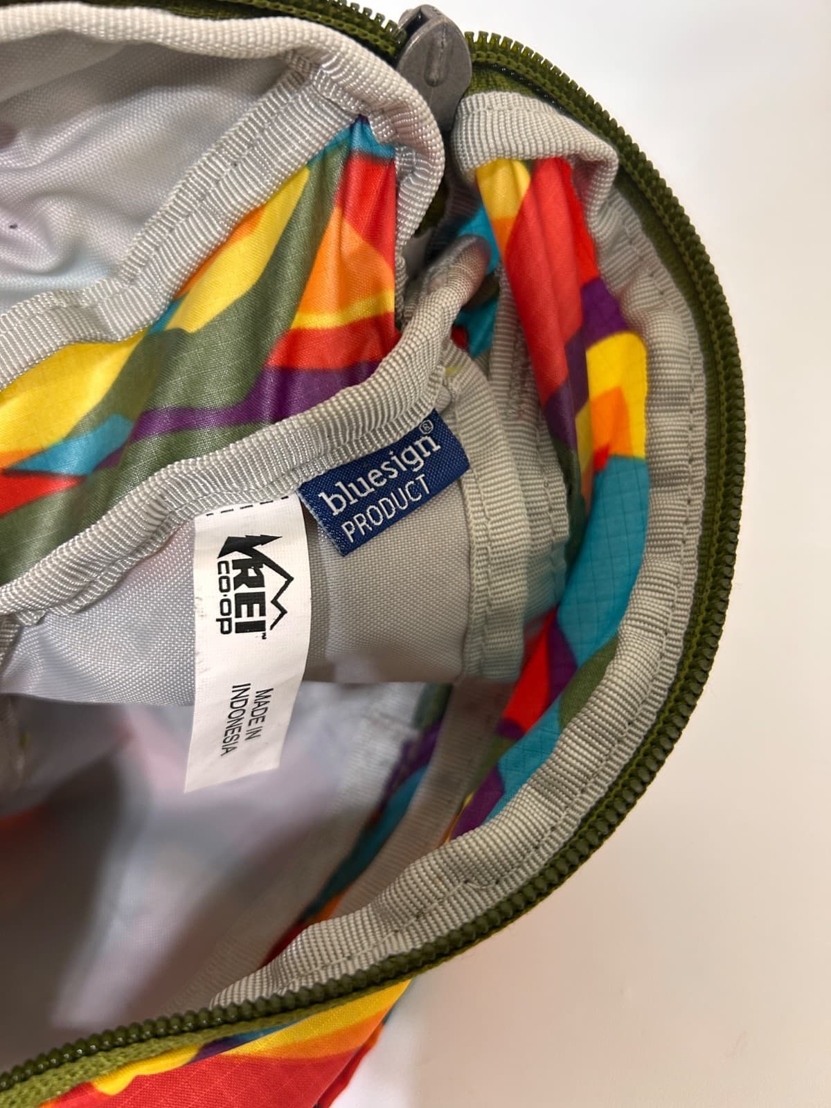 REI Travel Trail Waist Fanny Pack Multicolor Polyester Adjustable Abstract Print - Thumbnail 9