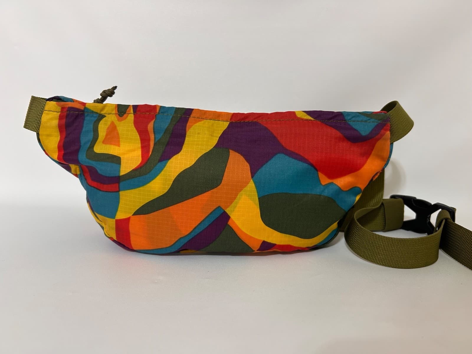 REI Travel Trail Waist Fanny Pack Multicolor Polyester Adjustable Abstract Print - Thumbnail 4