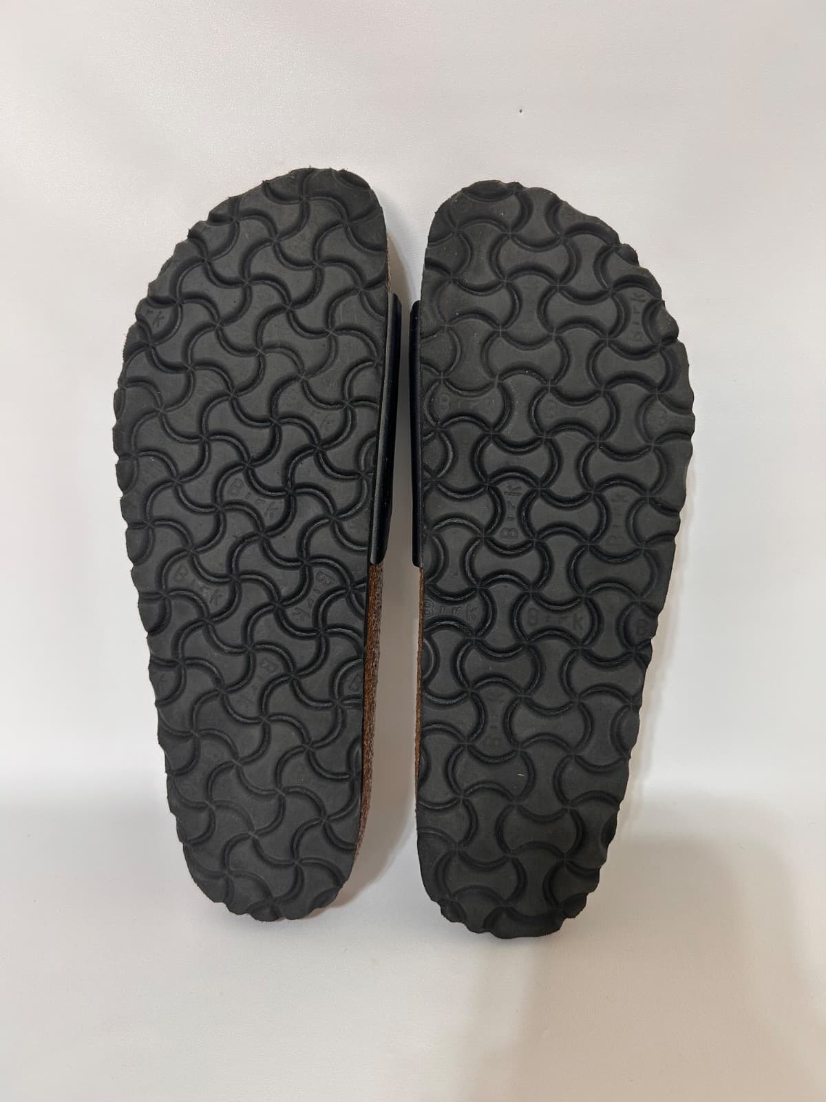 Birkenstock Madrid Sandals Shoes Birko-Flor Slides Women's 39 US 8 Silver Gray - Thumbnail 2