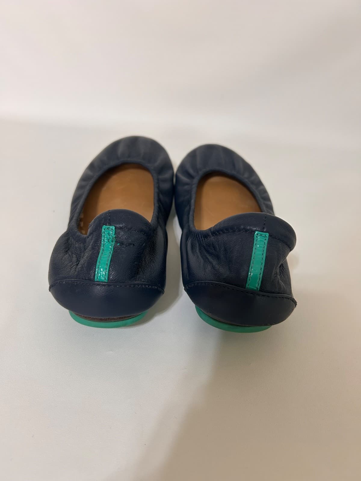 Tieks by Gavrieli Leather Ballet Flats California Navy Blue Shoes Womens Size 8 - Thumbnail 9
