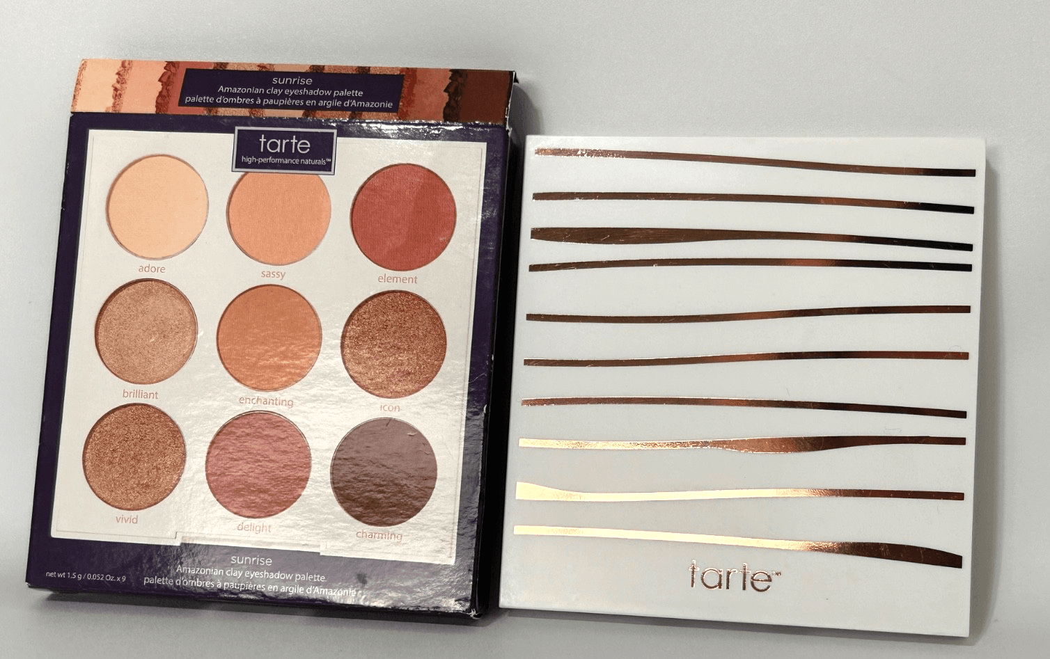 NEW TARTE Sunrise Amazonian Clay Eyeshadow Palette Gorgeous Colors Neutral