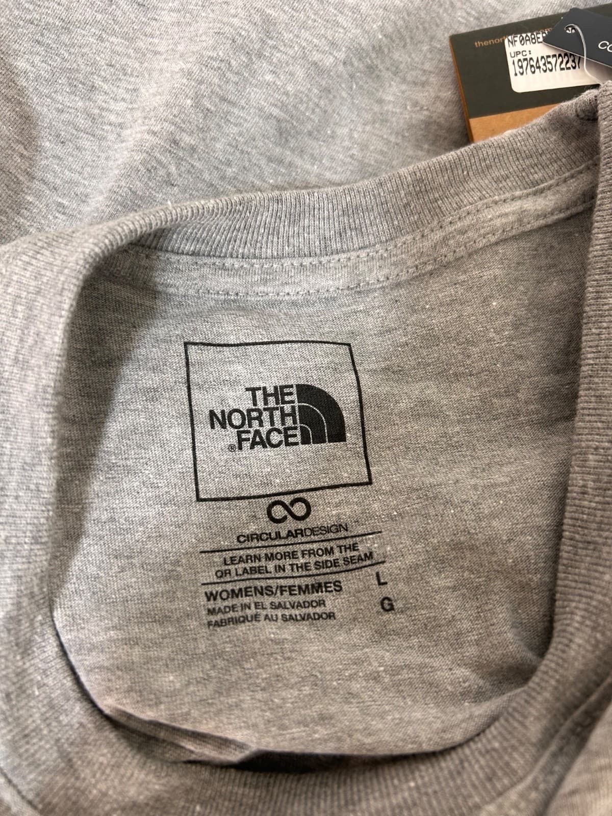 NWT The North Face Men's size L T-Shirt Short Sleeve Half Dome Big Logo Tee a - Thumbnail 9