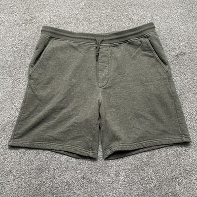 Patagonia Shorts Mens Large Green Knit Fleece Comfort Drawstring Casual Lounge