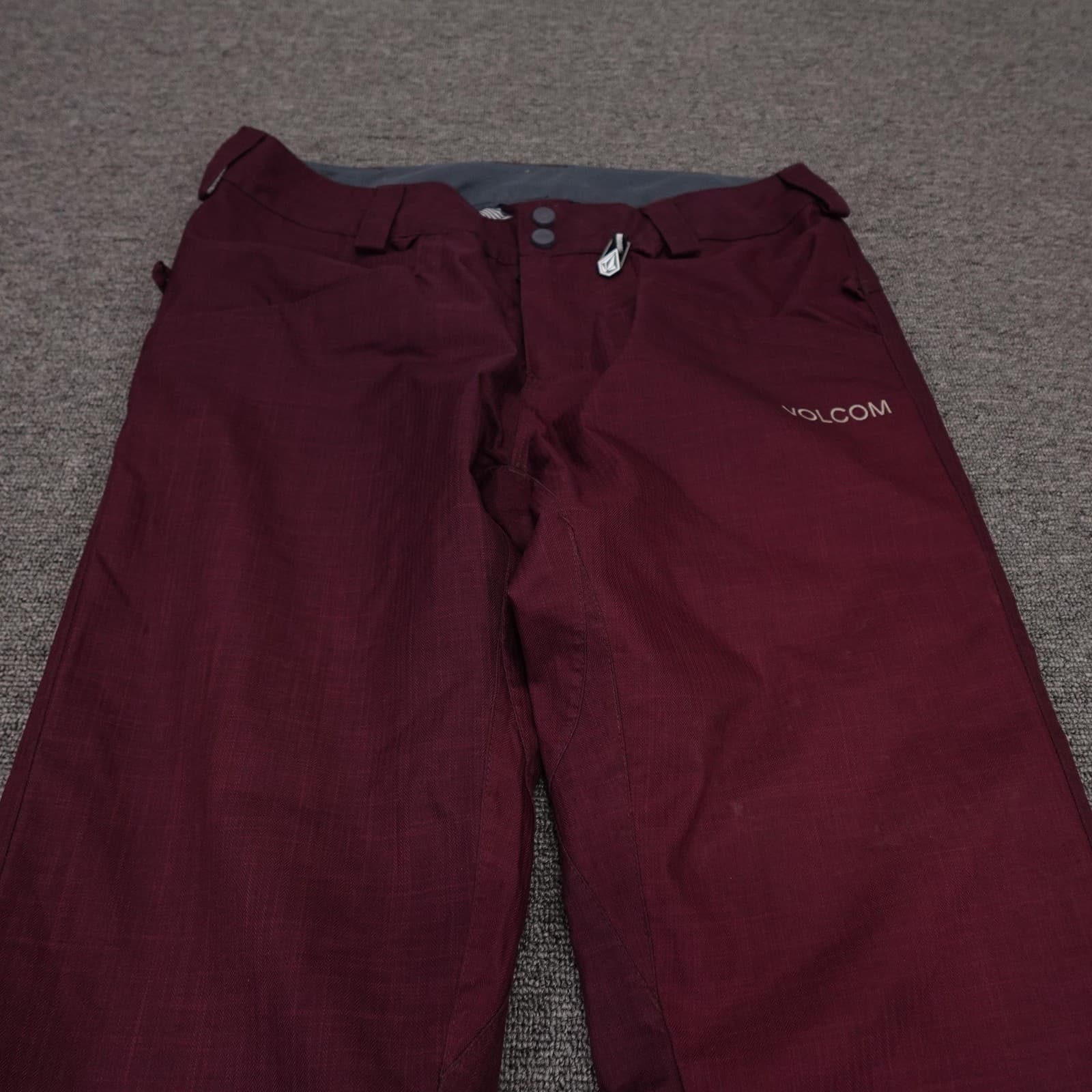 Volcom Snow Pants Mens Small 32x32 Red Modern Straight Waterproof Ski Snowboard - Thumbnail 4