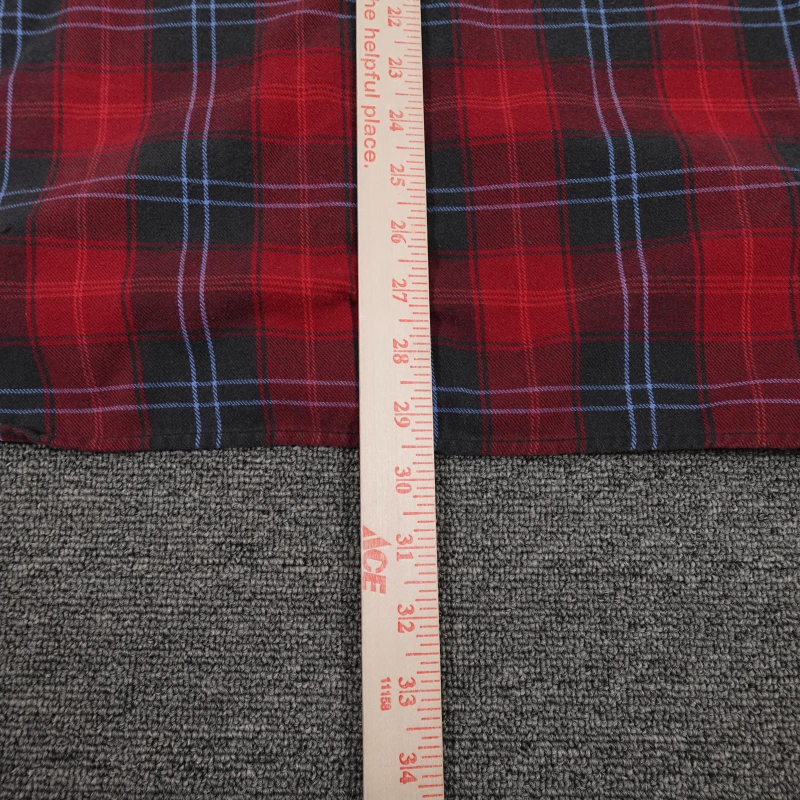 Levis Shirt Mens 2XL Red Plaid Flannel Long Sleeve Button Up Casual Top - Thumbnail 7