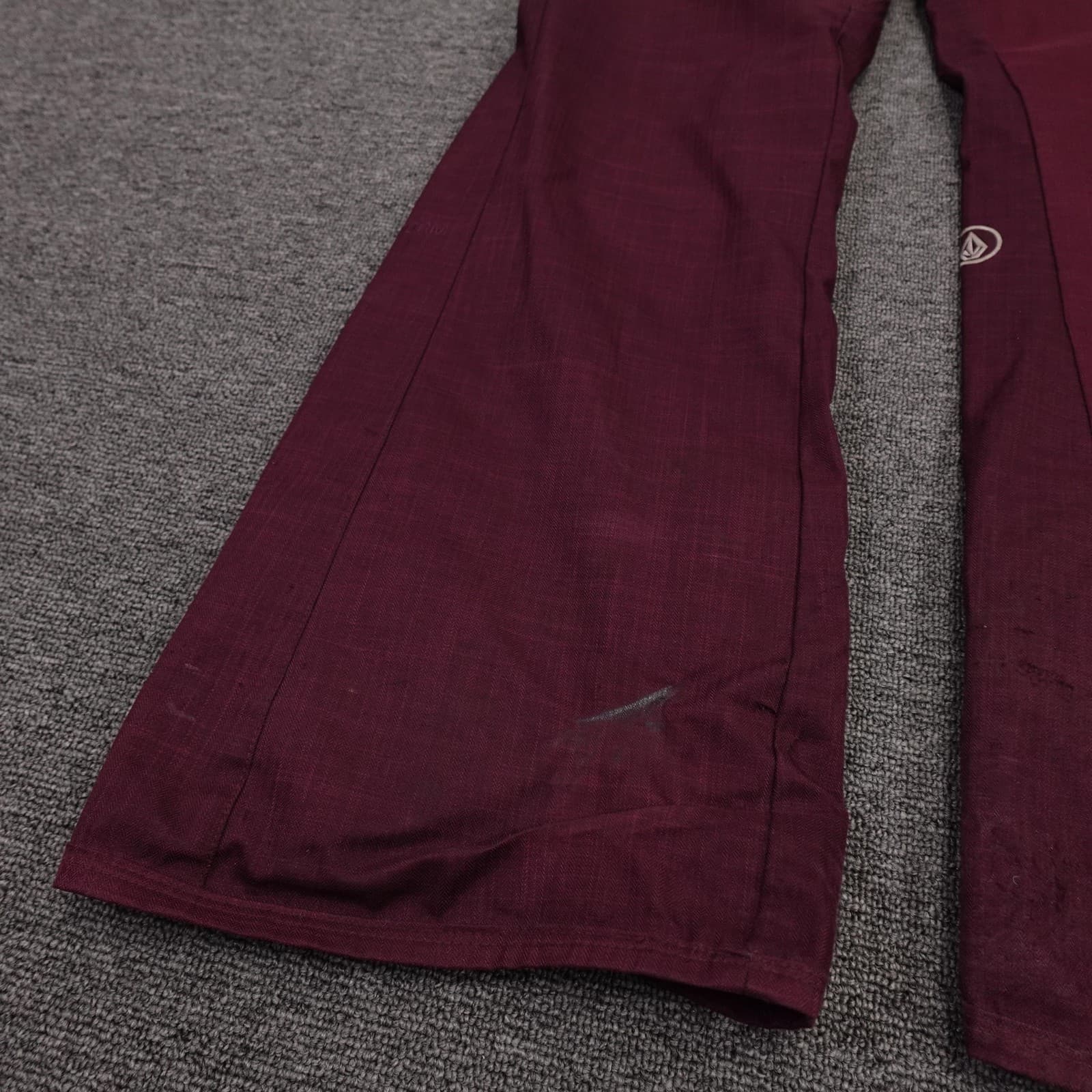 Volcom Snow Pants Mens Small 32x32 Red Modern Straight Waterproof Ski Snowboard - Thumbnail 3