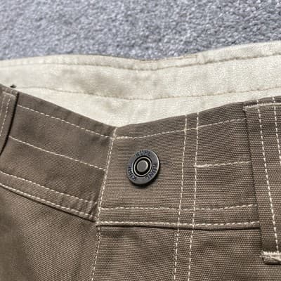 Kuhl Kanvus Jeans Mens 33x32 Brown Stretch Canvas Straight Leg Pants 23S 5114 - Thumbnail 3