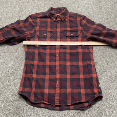 Fjallraven Skog Shirt Mens Large Plaid Slim Fit Flannel Outdoor Workwear - Thumbnail 4