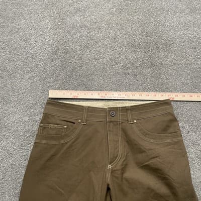 Kuhl Kanvus Jeans Mens 33x32 Brown Stretch Canvas Straight Leg Pants 23S 5114 - Thumbnail 11
