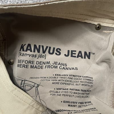 Kuhl Kanvus Jeans Mens 33x32 Brown Stretch Canvas Straight Leg Pants 23S 5114 - Thumbnail 8