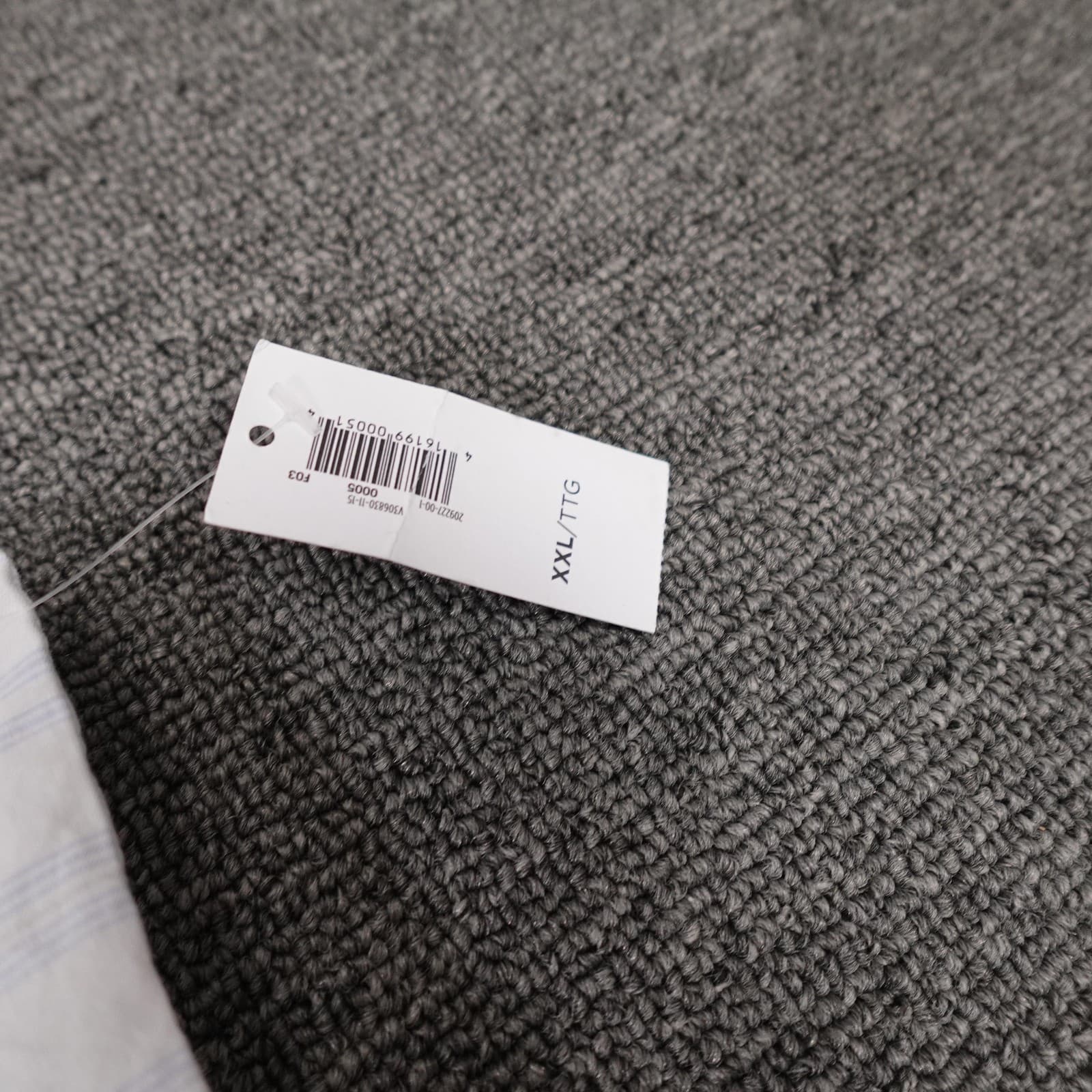 Old Navy Shirt Mens 2XL White Stripe Long Sleeve Button Down Slim Fit Casual - Thumbnail 3