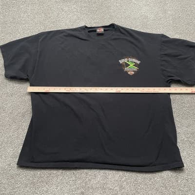 Harley-Davidson Shirt Mens Extra Large Jamaica Motorcycle Biker Graphic Tee - Thumbnail 5
