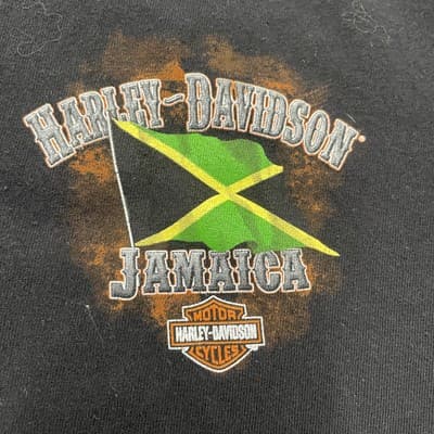Harley-Davidson Shirt Mens Extra Large Jamaica Motorcycle Biker Graphic Tee - Thumbnail 4