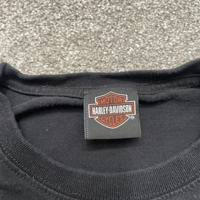 Harley-Davidson Shirt Mens Extra Large Jamaica Motorcycle Biker Graphic Tee - Thumbnail 3